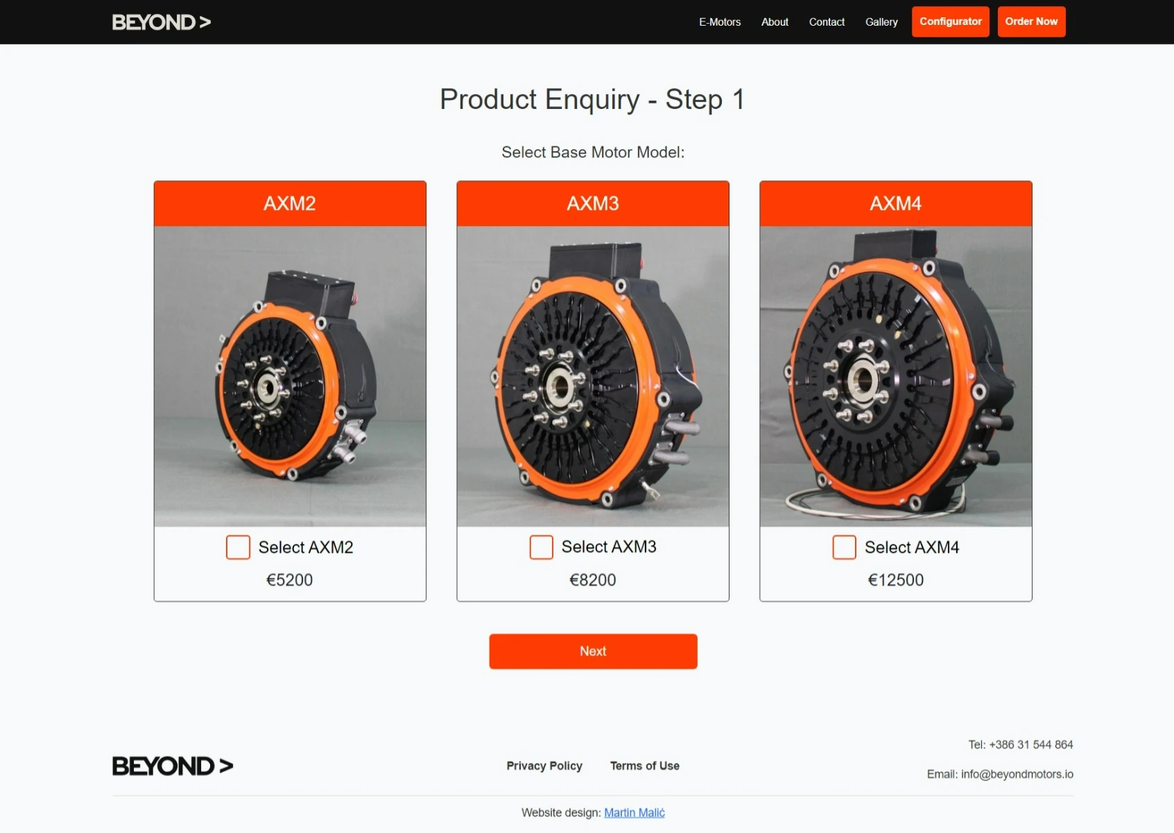Beyond Motors Enquiry